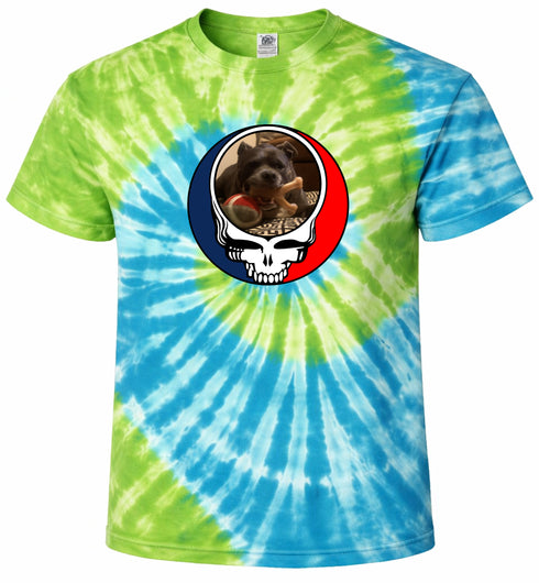 1544 - Custom Stealie Tie-Dye