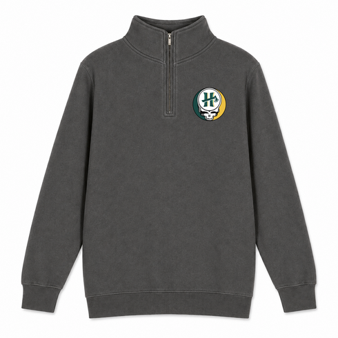 Humboldt State University - Premium Grateful Dead Quarter-Zip Pullover - Charcoal - 5