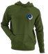 Augusta University - Premium Grateful Dead Left Chest Hoodie - Military Green