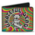 Grateful Dead - Bi-Fold Wallet - GRATEFUL DEAD Dancing Bear Icon Swirl Multi Color/White/Black - StealieShop