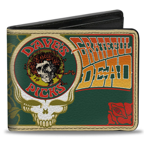 Grateful Dead - Bi-Fold Wallet - Grateful Dead Dave's Picks Bonus 2012 Capital Centre, Landover Cover Art - StealieShop