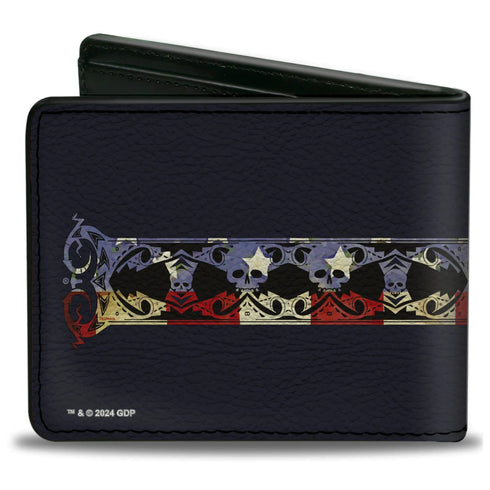 Grateful Dead - Bi-Fold Wallet - Grateful Dead Dave's Picks Bonus Disc 2013 Skeleton Cover Art Black/Blue/Red - StealieShop