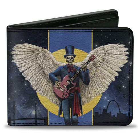 Grateful Dead - Bi-Fold Wallet - Grateful Dead Dave's Picks Volume Six San Francisco and St. Louis Skeleton Cover Art - StealieShop