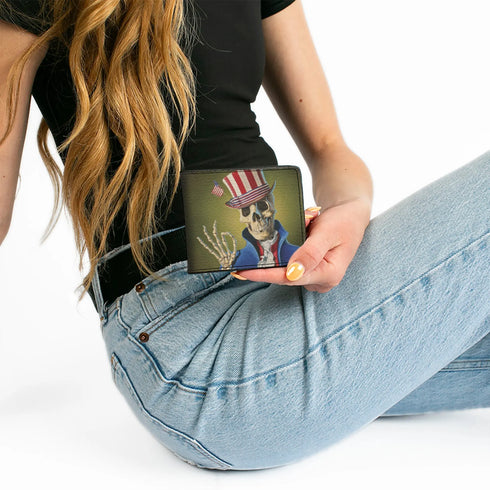 Grateful Dead - Bi-Fold Wallet - Grateful Dead Dave's Picks Volume Four College of William and Mary Uncle Sam Cover Art - StealieShop