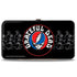 Grateful Dead - Hinged Wallet - GRATEFUL DEAD Steal Your Face Logo Dancing Skeletons Black Gray Red White Blue - StealieShop