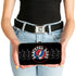 Grateful Dead - Hinged Wallet - GRATEFUL DEAD Steal Your Face Logo Dancing Skeletons Black Gray Red White Blue - StealieShop