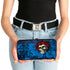 Grateful Dead - Hinged Wallet - GRATEFUL DEAD Skull & Roses Blues Black Red - StealieShop