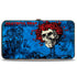 Grateful Dead - Hinged Wallet - GRATEFUL DEAD Skull & Roses Blues Black Red - StealieShop