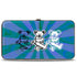 Grateful Dead - Hinged Wallet - Dancing Bear Trio Rays Swirl Blues Purples Black White - StealieShop