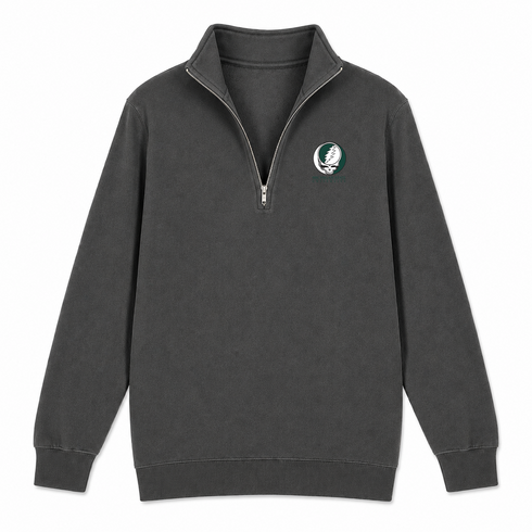 Michigan State University - Premium Grateful Dead Quarter-Zip Pullover - Charcoal - 6