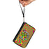 Grateful Dead - PU Zip Around Wallet Rectangle - GRATEFUL DEAD Dancing Bear Icon Swirl Multi Color/White/Black - StealieShop