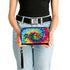 Grateful Dead - PU Zip Around Wallet Rectangle - Grateful Dead Dancing Bears Swirl Tie Dye Multi Color - StealieShop