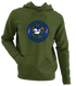 Buffalo Football Dancing Bear - Premium Grateful Dead Hoodie - Military Green