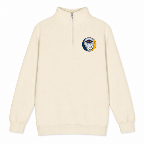 UC Santa Barbara - Premium Grateful Dead Quarter-Zip Pullover - Sand - 1