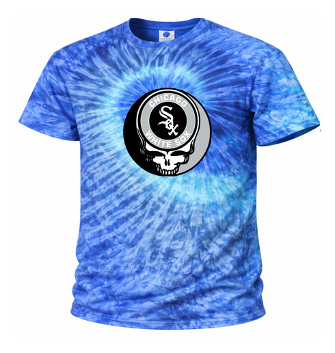 Chicago White Sox Stealie Tie-Dye Grateful Dead T-Shirt