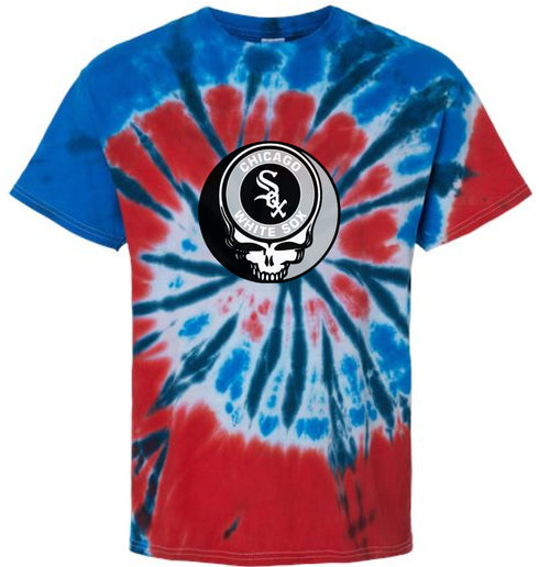 Chicago White Sox Stealie Tie-Dye Grateful Dead T-Shirt