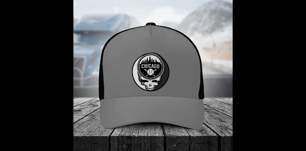 Grateful Dead - Chicago White Sox Stealie Grateful Dead Trucker Cap - StealieShop