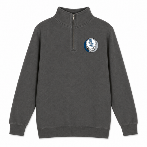 Old Dominion University - Premium Grateful Dead Quarter-Zip Pullover - Charcoal - 5