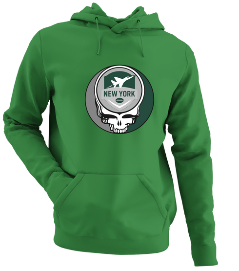 New York Football - Premium Grateful Dead Hoodie - Irish Green - 6