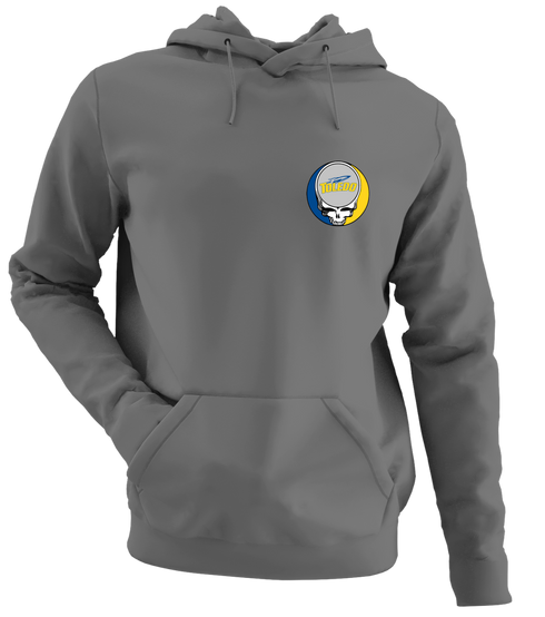 University of Toledo - Premium Grateful Dead Left Chest Hoodie - Charcoal