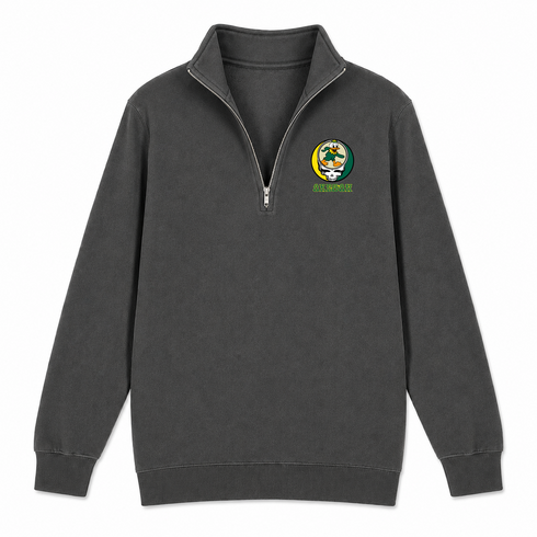 University of Oregon - Premium Grateful Dead Quarter-Zip Pullover - Charcoal - 6