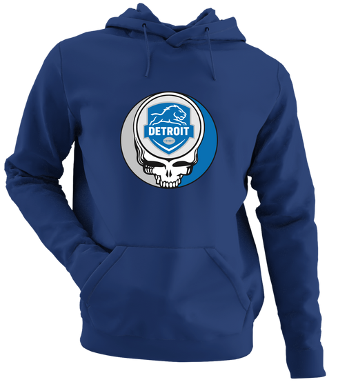 Detroit Football - Premium Grateful Dead Hoodie - Navy - 2