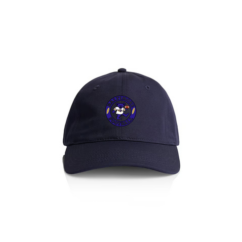 Baltimore Football Dancing Bear Stealie Dad Hat - Navy