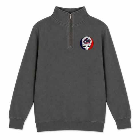 NJIT - Premium Grateful Dead Quarter-Zip Pullover - Charcoal - 6