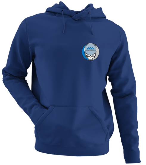 University of Alabama in Huntsville - Premium Grateful Dead Left Chest Hoodie - Navy - 2