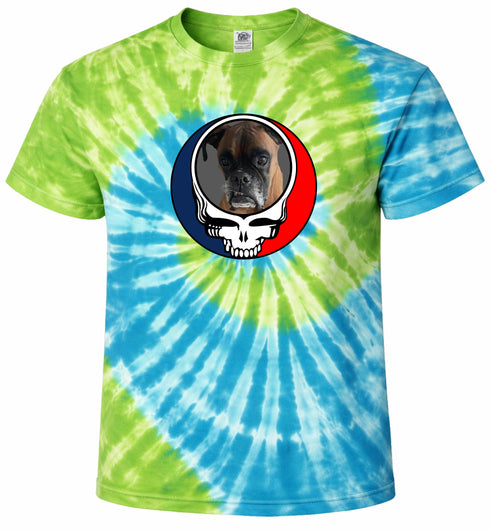 1451 - Custom Stealie Tie-Dye