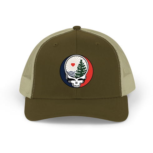 1435 - Custom Stealie Trucker Cap