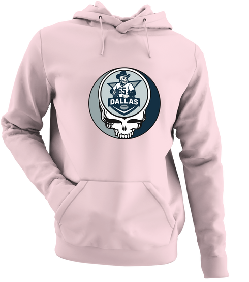 Dallas Football - Premium Grateful Dead Hoodie - Light Pink - 4