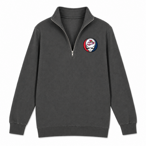 Saint Mary's University - Premium Grateful Dead Quarter-Zip Pullover - Charcoal - 6