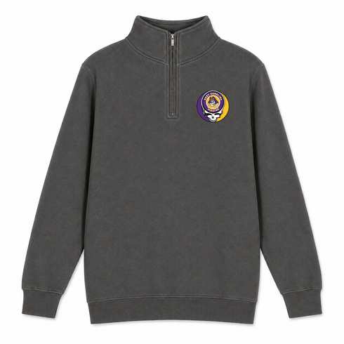 East Carolina University - Premium Grateful Dead Quarter-Zip Pullover - Charcoal - 6