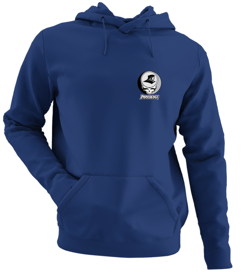 Providence College - Premium Grateful Dead Left Chest Hoodie - Navy - 2