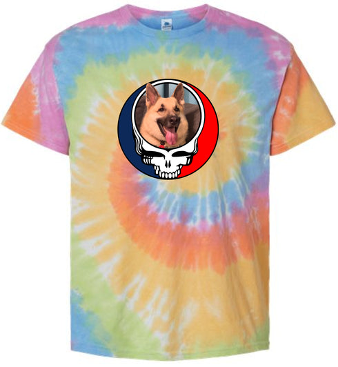 1563 - Custom Stealie Tie-Dye