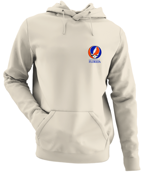 University of Florida - Premium Grateful Dead Left Chest Hoodie - Sand - 3