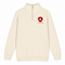 Alabama Jerry - Life is dead.® - Premium Grateful Dead Quarter-Zip Pullover - Sand - 1
