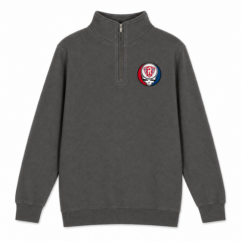 Radford - Premium Grateful Dead Quarter-Zip Pullover - Charcoal - 5