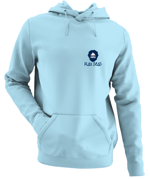 Play Dead - Life is dead.® - Premium Grateful Dead Left Chest Hoodie - Light Blue - 1