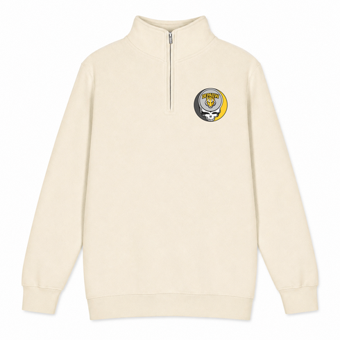 Depauw - Premium Grateful Dead Quarter-Zip Pullover - Sand - 1