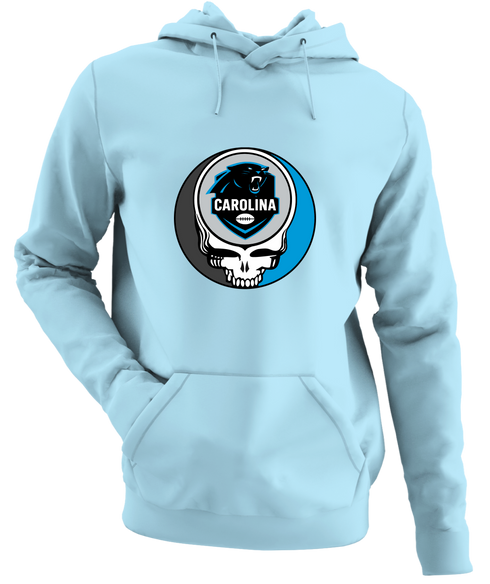 Carolina Football - Premium Grateful Dead Hoodie - Light Blue - 1
