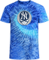 New York Yankees Logo Stealie Tie-Dye Grateful Dead T-Shirt