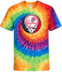 New York Yankees Logo Stealie Tie-Dye Grateful Dead T-Shirt