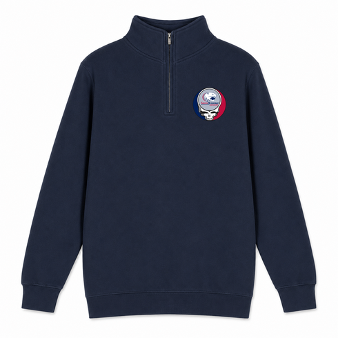 South Alabama - Premium Grateful Dead Quarter-Zip Pullover - Navy - 3