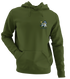 Jerry's Not Workin' From Anywhere - Life is dead.® - Premium Grateful Dead Left Chest Hoodie - Military Green