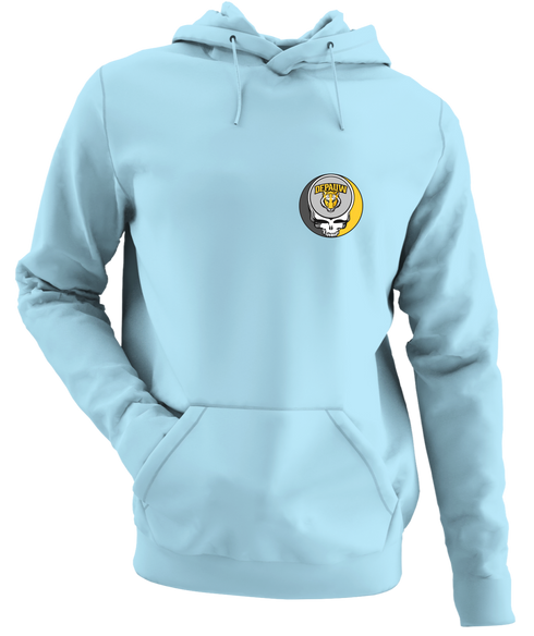 Depauw - Premium Grateful Dead Left Chest Hoodie - Light Blue - 1