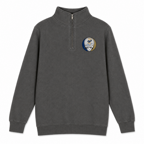 University of Akron - Premium Grateful Dead Quarter-Zip Pullover - Charcoal - 5