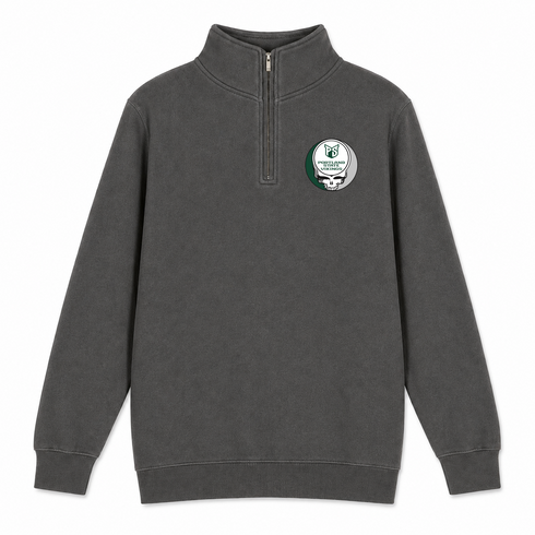 Portland State University - Premium Grateful Dead Quarter-Zip Pullover - Charcoal - 5