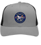 New York Football Dancing Bear Stealie Grateful Dead Trucker Cap - Heather | Black